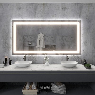 LED Front Light and Backlit Mirror