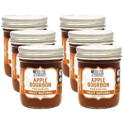 Food For Thought Apple Bourbon Preserves - Case of 6/8.75 oz