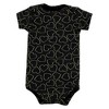 Hudson Baby Infant Girl Cotton Bodysuits, Girl Daddy Red Black 5Pk - 4 of 4