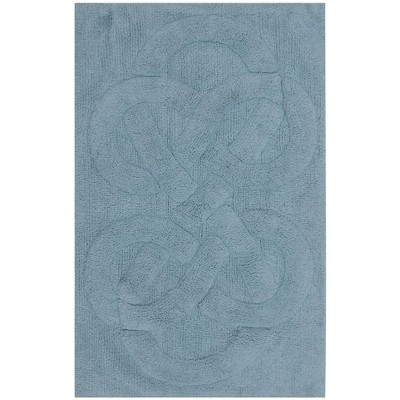 Knightsbridge Tuft Twisted 220 GSF Non Skid Back Bath Rug 24" x 40"