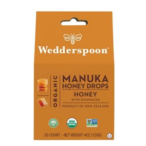 Wedderspoon Organic Manuka Honey Drops - Honey - 4oz - 1 of 4