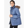 ellos Women's Plus Size 4-Pocket High-Low Parka - 4 of 4