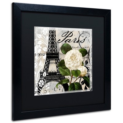 Trademark Fine Art -Color Bakery 'Paris Blanc I' Matted Framed Art