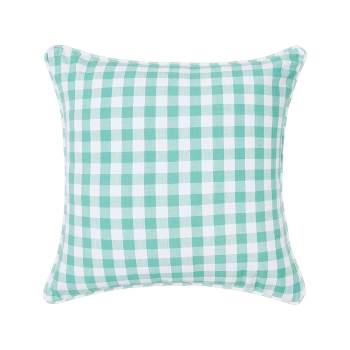 C&F Home 18" x 18" Ashford Gingham Check Cotton Decorative Throw Pillow With Insert