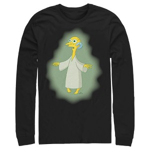 Men's The Simpsons Mr. Burns Alien Long Sleeve Shirt - 1 of 4