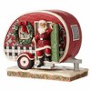 Jim Shore 6.25 In Happiest Camper Ever Highland Glen Santa Christmas Figurines - 2 of 3