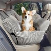 MaseiKar Dog Car Seat for Large/Medium Dogs Under 60 lbs Cats 2 in 1 Booster Seats Dog Bed for Car and Home Safety Travel Carrier with Pockets - 2 of 4