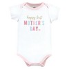 Hudson Baby Infant Girl Cotton Bodysuits, Girl Mothers Day - 3 of 4