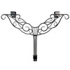 TreeKeeper Adjustable Wreath Hanger for Door Antler Black - 2 of 4
