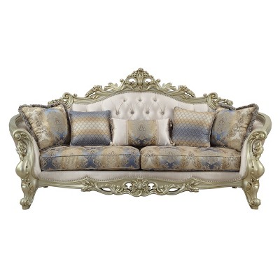 Amazon.com: Acme Furniture Upholstered Sofas, Vintage Oak
