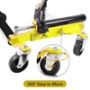 2PCS Car Wheel Dolly with Hydraulic Tire Jack, 1500LBS Capacity Trailer Dolly for Vehicle Positioning for Truck Rv Trailer - 4 of 4