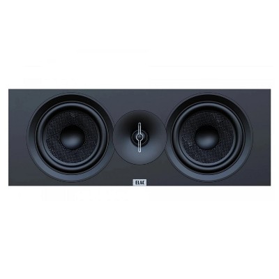 ELAC Debut 3.0 DC63 6.5" Center Speaker for Home Theater Systems| Delivers Superior and Immersive Audio Performance, Black Satin Front