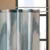 Sapphtopaz Alpine Cotton Shower Curtain, 72x72" Abstract Chevron Print Shower Curtain for Bathroom, Cotton Printed Curtain - 4 of 4
