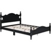 Full Size/Queen Size Wood Bed,with Wood Headboard/Mattress Foundation/No Box Spring Needed - 2 of 3
