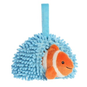Aurora Small Clown Fish Hideouts Enchanting Stuffed Animal Orange 7" - 1 of 4