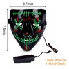 Garvee [2PACK]X-EYE Scary Mask LED Mask---LED Light Up Mask EL Wire Light Up - 3 of 4