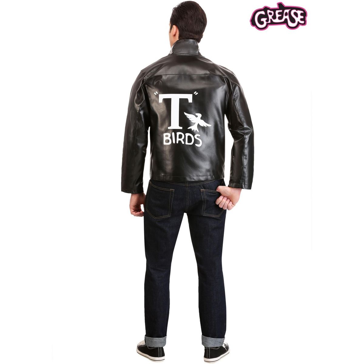 HalloweenCostumes.com Adult Grease T-Birds Jacket Costume - thumbnail 2
