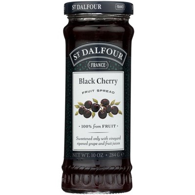 St Dalfour Black Cherry Fruit Spread - 6 pack, 10 oz