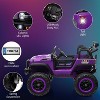 24V 2-Seater Kids Ride On Car, 4WD Electric Truck w/ Remote, 4×45W Motors, LED Lights, Music & 7Ah Battery - 3 of 4