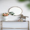 GlasFlength Decorative Wall Mirrors Wall Art Wall Mirror Classic Mirror Decorative Circle Mirror Vanity Mirror for Living Room, Brown, 27.6"*2"*27.6" - 4 of 4