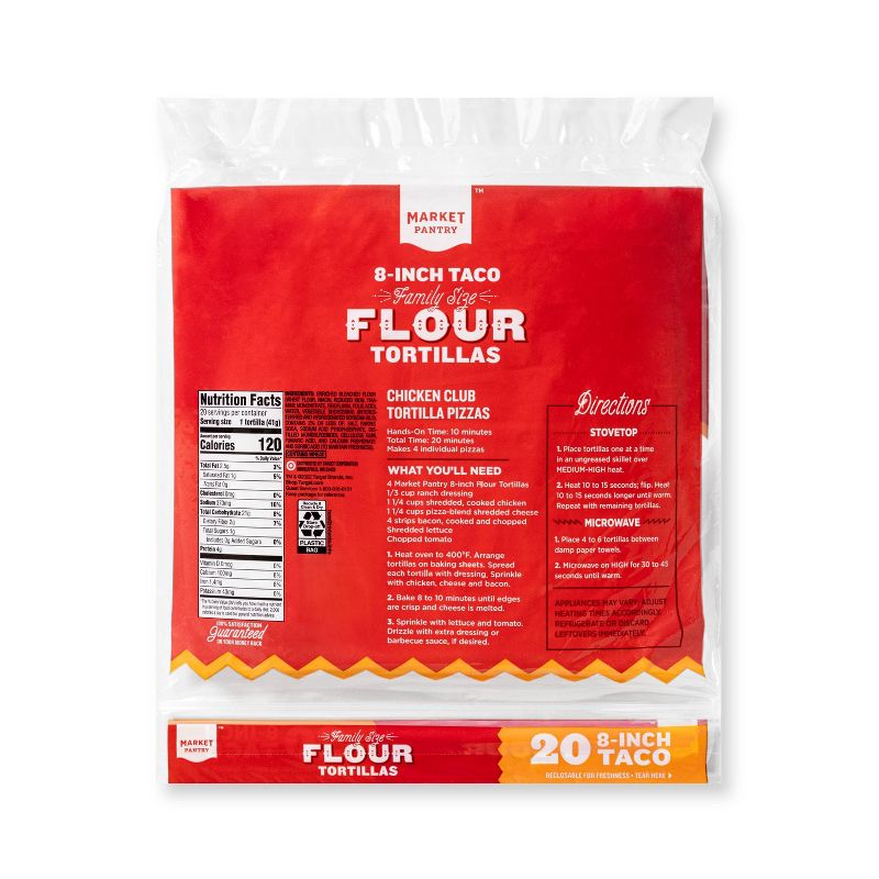 8" Flour Tortillas - Market Pantry™, 3 of 4