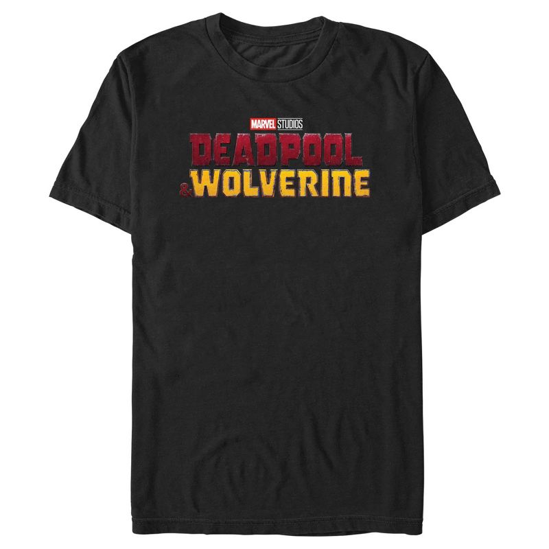 Men's Marvel: Deadpool & Wolverine Movie Logo T-Shirt, 1 of 6