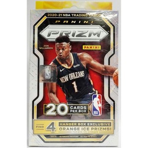 2020-21 Panini Prizm Basketball Hanger Box (20 Cards) Orange Parallels! - 1 of 2