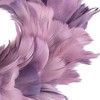 Northlight Layered Feather Christmas Wreath - 10" - Purple - Unlit - 2 of 3