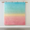 Stylish Ombre Shaggy Faux Fur Comforter Set, All Season Cozy Bedding Set, Colorful Home Textile for Modern Child's Bedroom Decor - 2 of 4
