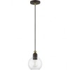 Livex Lighting Downtown 1 - Light Pendant in  Bronze/Antique Brass - 4 of 4