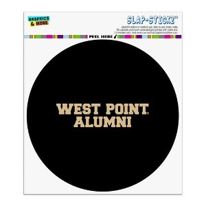 US Military Academy Alumni Automotive Car Window Locker Circle Bumper Sticker - 1 of 4