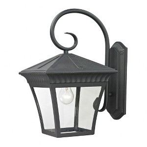 Thomas Lighting Ridgewood 1 - Light Wall Light in  Matte Textured Black - 1 of 1