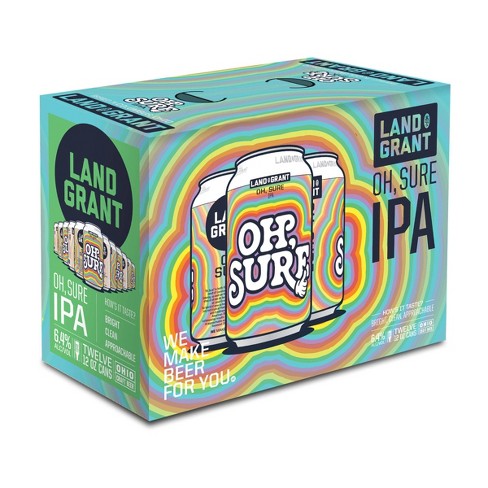 Land-grant Brewing Oh, Sure Ipa - 12pk/12 Fl Oz Cans : Target