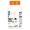 Doctor's Best Vegan D3 with Vitashine D3, 62.5 mcg (2,500 IU), 60 Veggie Caps - 3 of 3