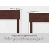 AFI Furnishings Orlando Twin Extra Long Platform Bed with Open Footboard and Turbo Charger in Walnut - 2 of 4