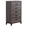 CAVINAS 5 Drawer Dresser for Bedroom,Rubber Wood Dressers & Chest of Drawers for Living Room,Entryway,Hallway - 2 of 4