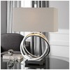 Uttermost Soroca 27 1/2" Silver Leaf Metallic Rings Modern Table Lamp - 2 of 2