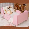 DoCred Toddler Bed,Toddler Floor Bed Frame with Removable Guard Rails, Kids Bed for Girls and Boys - 4 of 4