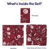Printed Holiday 4pc Sheet Sets, Easy Care, Soft & Wrinkle-Resistant Holiday Bedding by Sweet Home Collection™ - 2 of 4