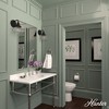 Hunter Fans Cypress Grove 1 - Light Wall Light in  Onyx Bengal - 2 of 2