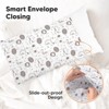 KeaBabies Toddler Pillowcase for 13X18 Pillow, Organic Toddler Pillow Case, Travel Pillow Case Cover - 4 of 4