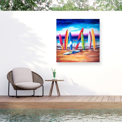 "Surf Surfect 2" Outdoor Canvas