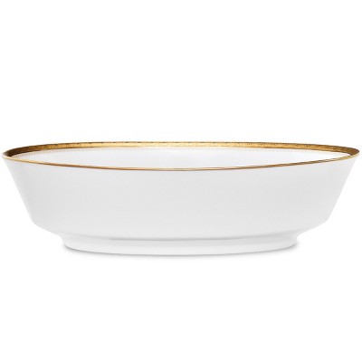 Noritake Charlotta Gold Oval Vegetable Bowl