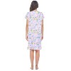 Casual Nights Women's Super Soft Yummy Nightshirt, Short Sleeve Nightgown, Night Dress with Fun Prints & Patterns - 4 of 4