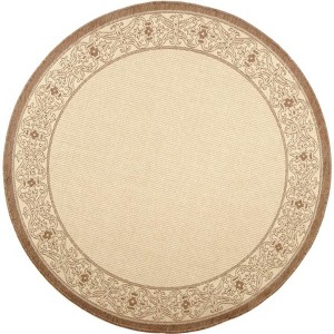 Courtyard CY2099 UV & Stain Resistant Non-Shedding Power Loomed Indoor/Outdoor Rugs - Safavieh - 1 of 3