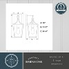 VAXCEL Cottage Grove 1 Light Matte Black Transitional Outdoor Wall Lantern Clear Glass - 4 of 4