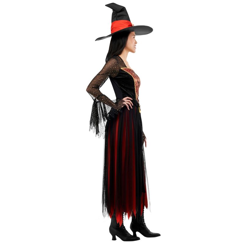 Rubies Enchanted Glamour Witch Women's Costume, 3 of 5