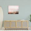 Stupell Industries Sunny Pink Ocean Posts Horizon Round Light Rays Canvas Art - 3 of 4