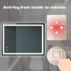 Racxily 32x24in Bathroom Vanity Mirror with Focused Backplane, Dimmable Touch, Anti-Fog - 4 of 4