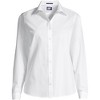 Lands' End Women's No Iron Supima Cotton Long Sleeve Shirt - 3 of 4